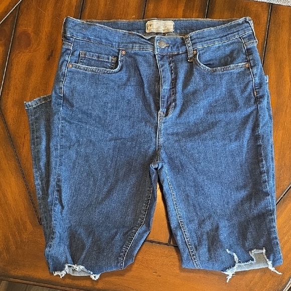 Free People Blue Denim Jeans - Picture 8 of 8